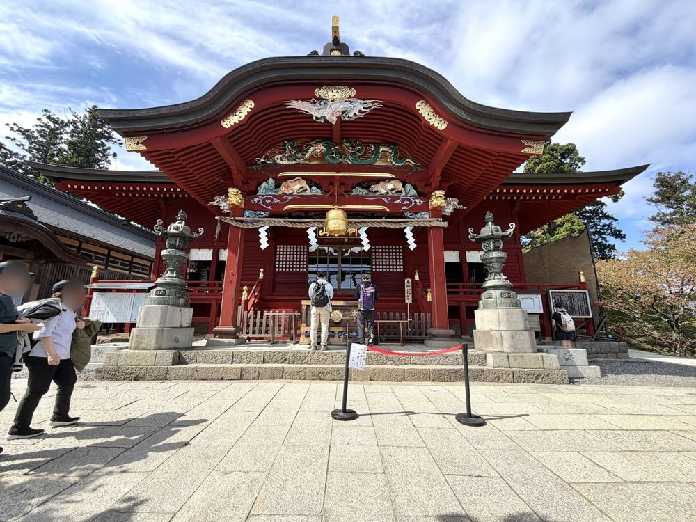 武蔵御嶽神社の拝殿